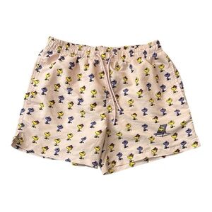 ZARA x Peanuts Limited Edition Men’s Swim Trunks Size Medium Woodstock Print